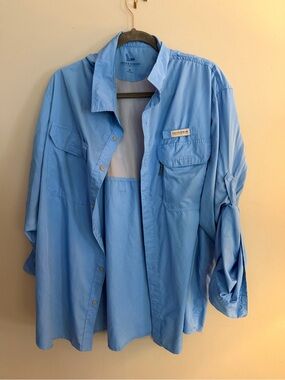 Field & Stream Blue Ventilated Fishing Shirt